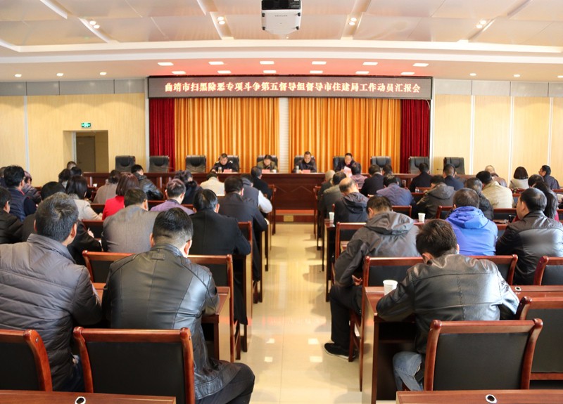 曲靖市扫黑除恶专项斗争领导小组第五督导组到