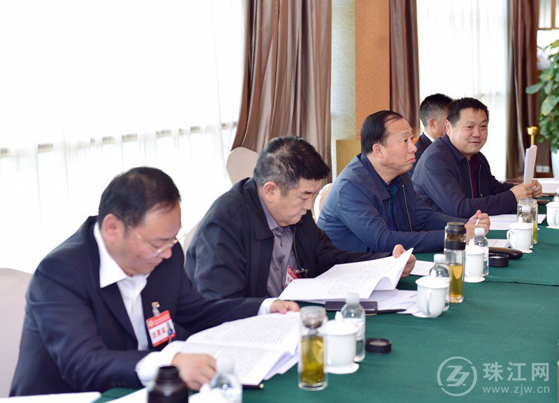 组讨论李文荣讲话 审议政协常委会工作报告和