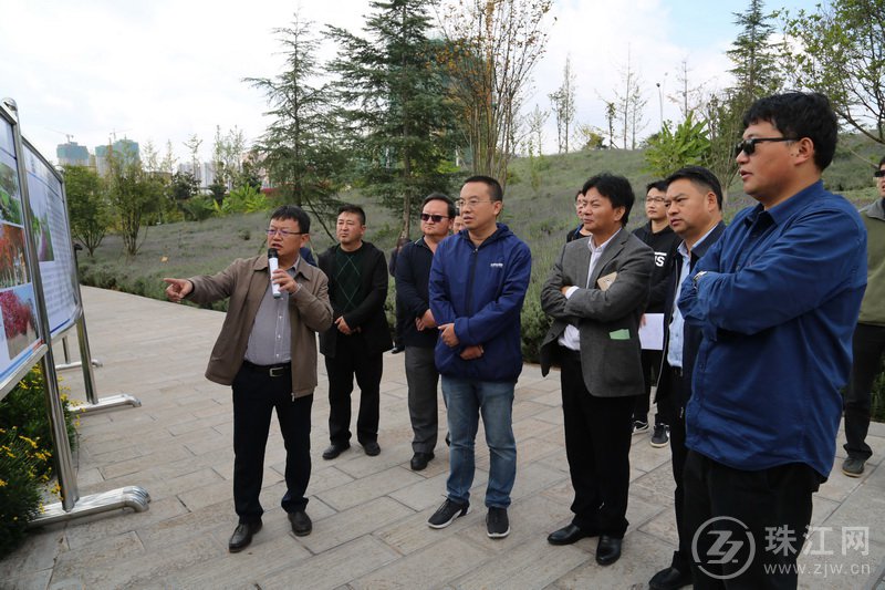67国家林业和草原局到曲靖经开区调研森林城市建设工作