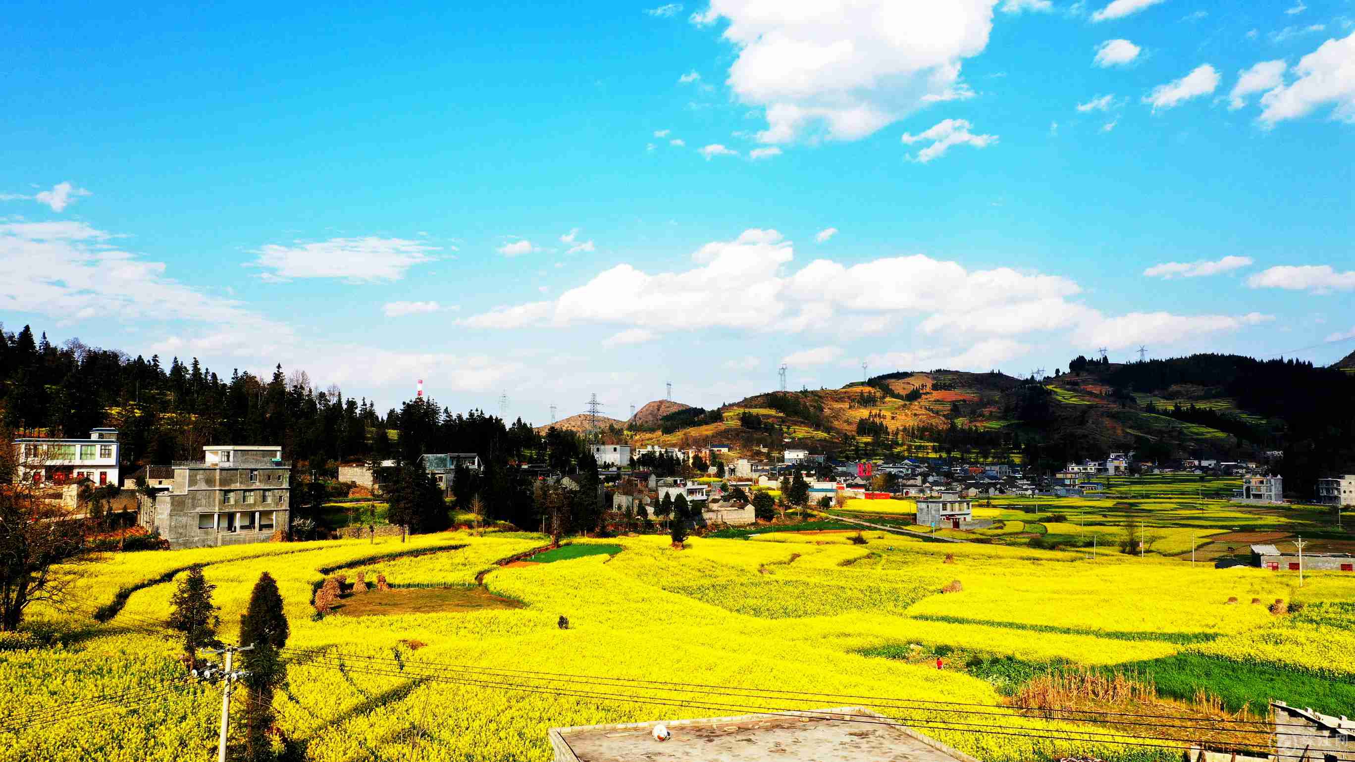 锦绣画布上的十八连山